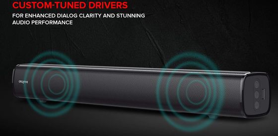 Creative Soundbar With Subwoofer Soundbar With Subwoofer Blue Audio Waves